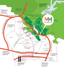 map Melawati Mall